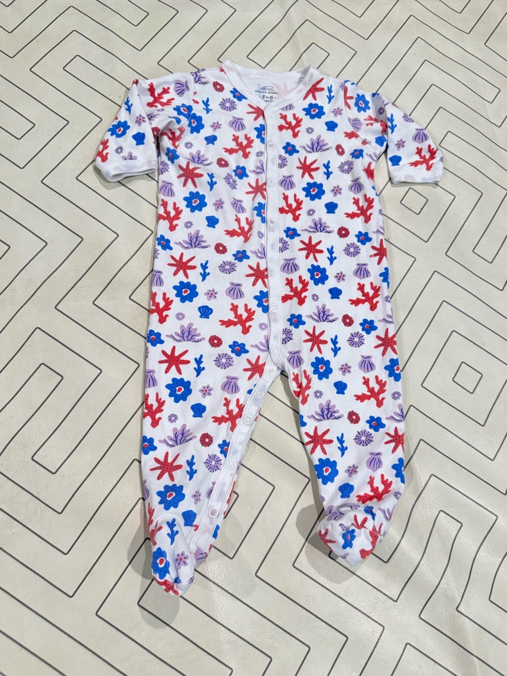 Roller Rabbit Sea Life Footie Pajama